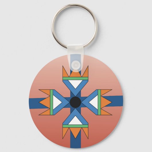 Porte-clés Porte - clé amérindien, (Recto)
