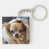 Porte-clés Porte - clé Amoureux des chiens customisé (Dos)