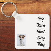 Porte-clés Porte - clé Amoureux des chiens de couleur modifia (Recto)