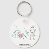 Porte-clés Porte - clé anesthésiste (Recto)