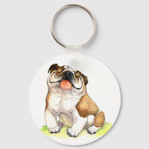 Porte-clés Porte - clé anglais Bulldog Puppy