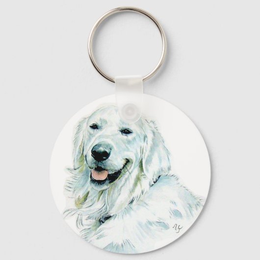 Porte-clés Porte - clé anglais Golden Retriever (Recto)