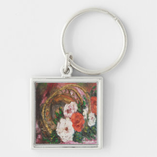 Porte-clés Porte - clé Ann Hayes Painting Panier à fleurs