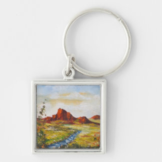 Porte-clés Porte - clé Ann Hayes Peinture Red Rock Canyan