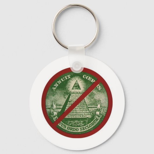 Porte-clés Porte - clé anti-illuminati (Recto)