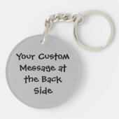 Porte-clés Porte - clé Apple noir (Dos)