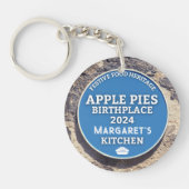 Porte-clés Porte - clé Apple Pies Blue Plaque (Devant)