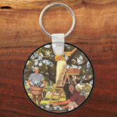 Porte-clés Porte - clé Arborescence monétaire (Recto)