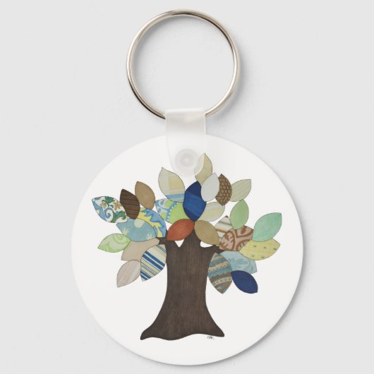 Porte-clés Porte - clé Arbre argenté (Recto)