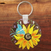 Porte-clés Porte - clé arrondi de rayonnement (Recto)