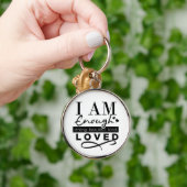 Porte-clés Porte - clé arrondi Premium (Main)