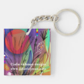 Porte-clés Porte - clé artistique Abstrait (Dos)