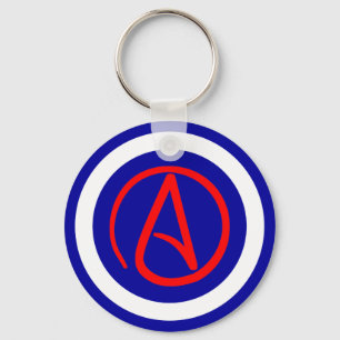 Porte-clés Porte - clé athée de symbole