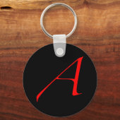 Porte-clés Porte - clé Athéiste Rouge "A" (Recto)