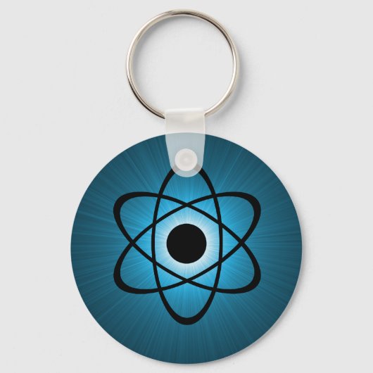 Porte-clés Porte - clé atomique Nerdy, bleu (Recto)
