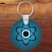 Porte-clés Porte - clé atomique Nerdy, bleu (Recto)