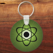Porte-clés Porte - clé atomique Nerdy, vert (Recto)
