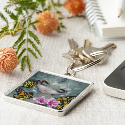 Porte-clés Porte - clé "attirant papillons" (Côté)