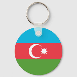 Porte-clés Porte - clé au drapeau de l'Azerbaïdjan