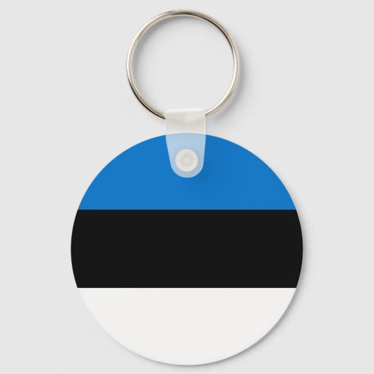 Porte-clés Porte - clé au drapeau estonien (Recto)