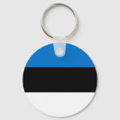 Porte-clés Porte - clé au drapeau estonien (Verso)