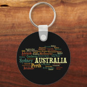 Porte-clés Porte - clé AUSTRALIE (Recto)