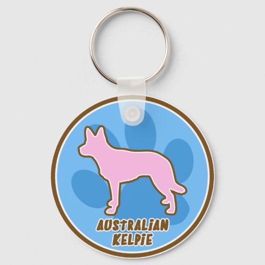Porte-clés Porte - clé australien branché Kelpie (Recto)