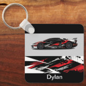 Porte-clés Porte - clé automatique de nom personnalisé (Recto)