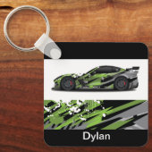 Porte-clés Porte - clé automatique de nom personnalisé (Recto)