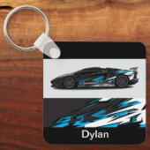 Porte-clés Porte - clé automatique de nom personnalisé (Recto)