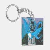 Porte-clés Porte - clé aux oiseaux bleus (Devant gauche)