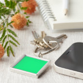 Porte-clés Porte - clé avec Arrière - plan vert brillant (Côté)