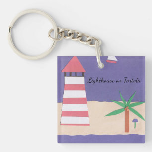 Porte-clés Porte - clé avec conception de phare