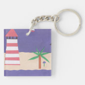 Porte-clés Porte - clé avec conception de phare (Dos)