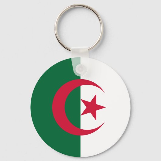 Porte-clés Porte - clé avec Drapeau d'Algérie (Recto)