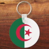 Porte-clés Porte - clé avec Drapeau d'Algérie (Verso)