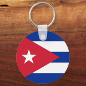 Porte-clés Porte - clé avec Drapeau de Cuba (Recto)