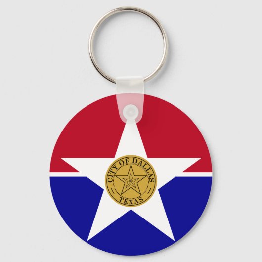 Porte-clés Porte - clé avec Drapeau de Dallas, USA (Recto)