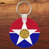 Porte-clés Porte - clé avec Drapeau de Dallas, USA (Recto)