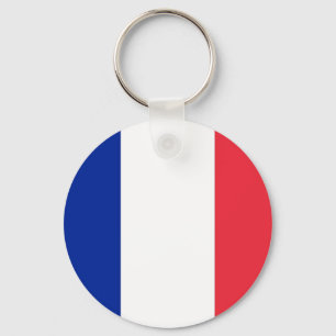 Porte-clés Porte - clé avec Drapeau de France