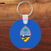 Porte-clés Porte - clé avec drapeau de Guam (Recto)