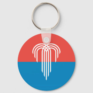 Porte-clés Porte - clé avec drapeau de Kansas City, Missouri