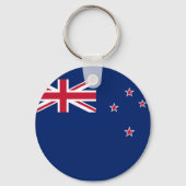 Porte-clés Porte - clé avec drapeau de la Nouvelle-Zélande (Verso)