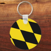 Porte-clés Porte - clé avec Drapeau de Munich, Allemagne (Recto)