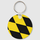 Porte-clés Porte - clé avec Drapeau de Munich, Allemagne (Verso)