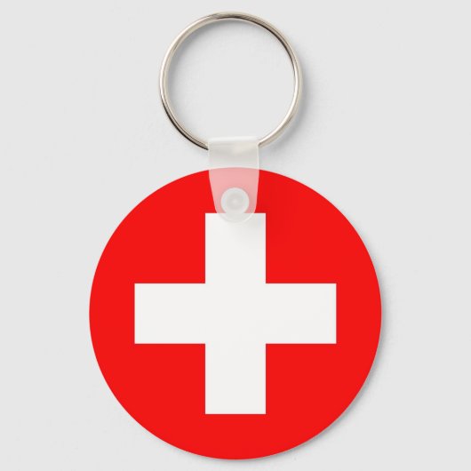 Porte-clés Porte - clé avec Drapeau de Suisse (Recto)