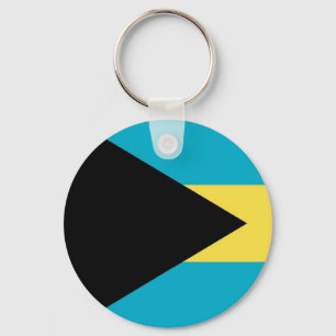 Porte-clés Porte - clé avec drapeau des Bahamas
