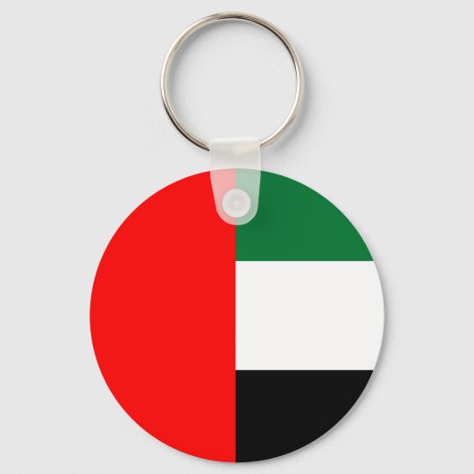 Porte-clés Porte - clé avec drapeau des Émirats arabes unis (Recto)