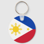 Porte-clés Porte - clé avec drapeau des Philippines (Verso)