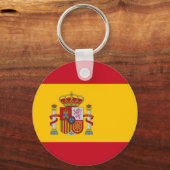 Porte-clés Porte - clé avec drapeau d'Espagne (Verso)